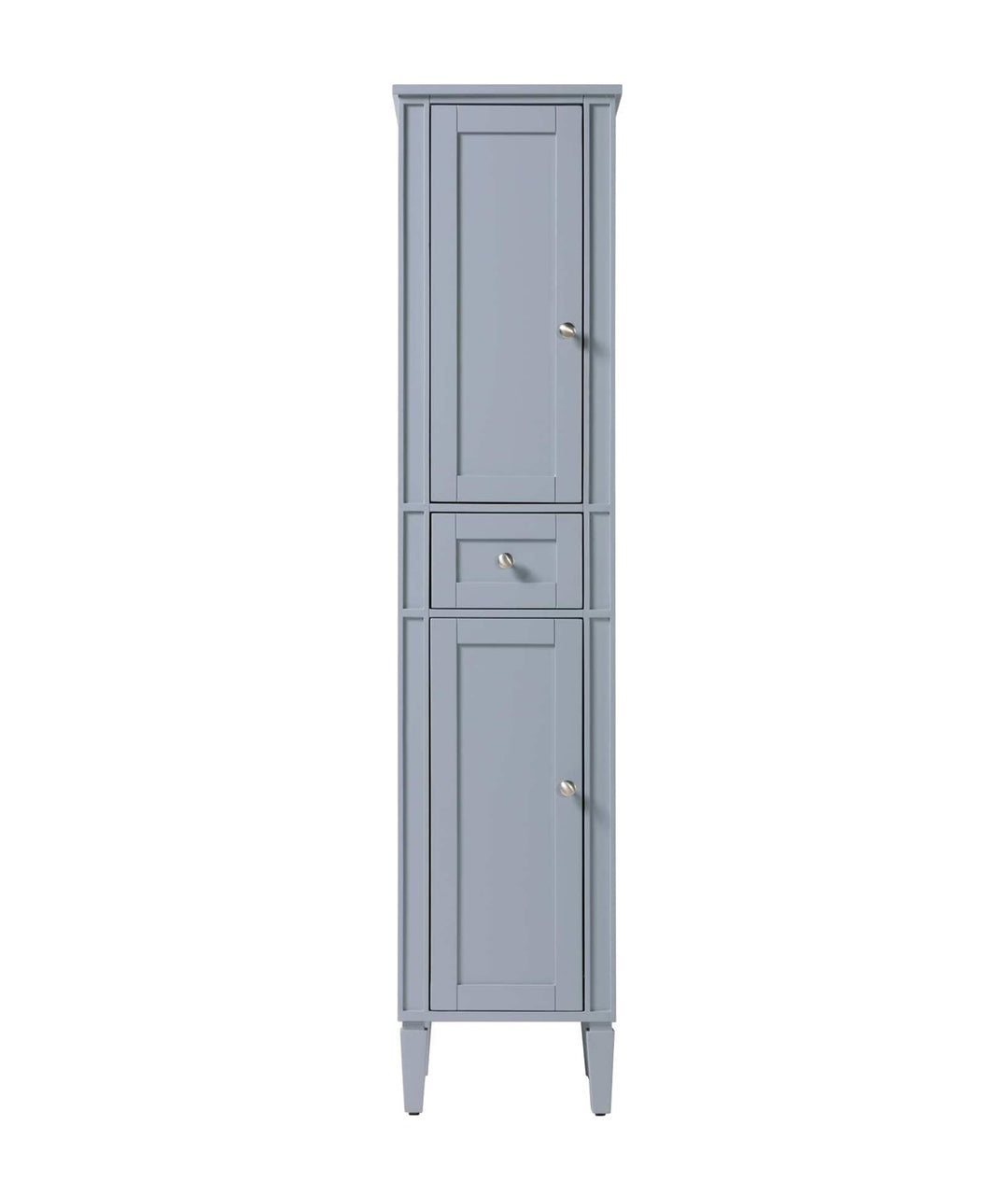 16 Inch Bath Storage Cabinet In Grey by Elegant Kitchen and Bath