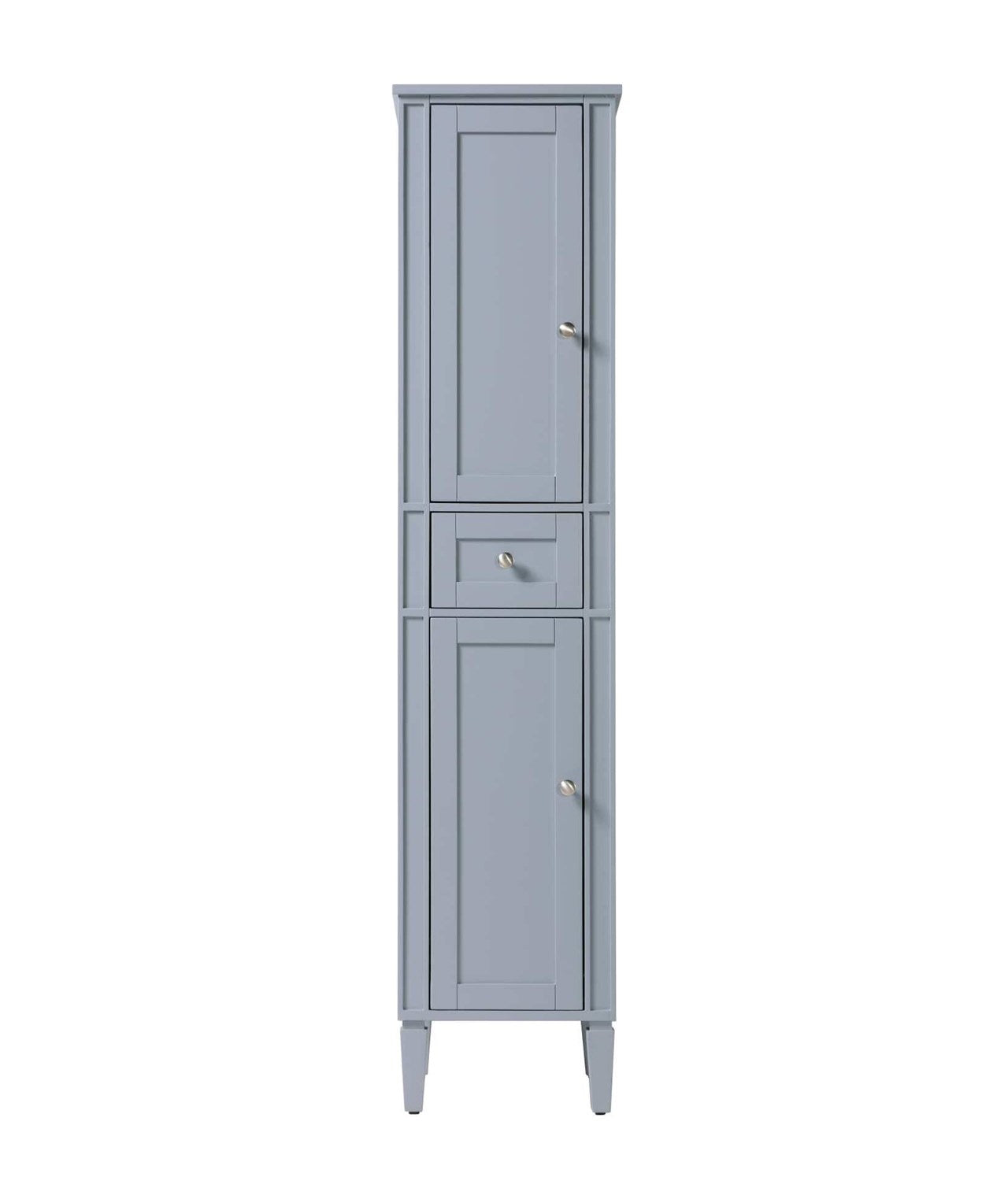 16 Inch Bath Storage Cabinet In Grey by Elegant Kitchen and Bath
