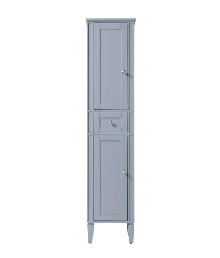 16 Inch Bath Storage Cabinet In Grey by Elegant Kitchen and Bath
