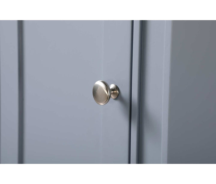 16 Inch Bath Storage Cabinet In Grey