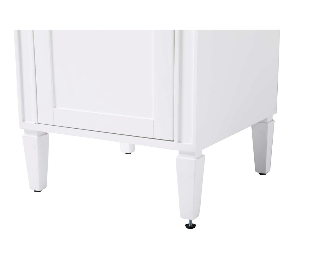 20 Inch Bath Storage Cabinet In White