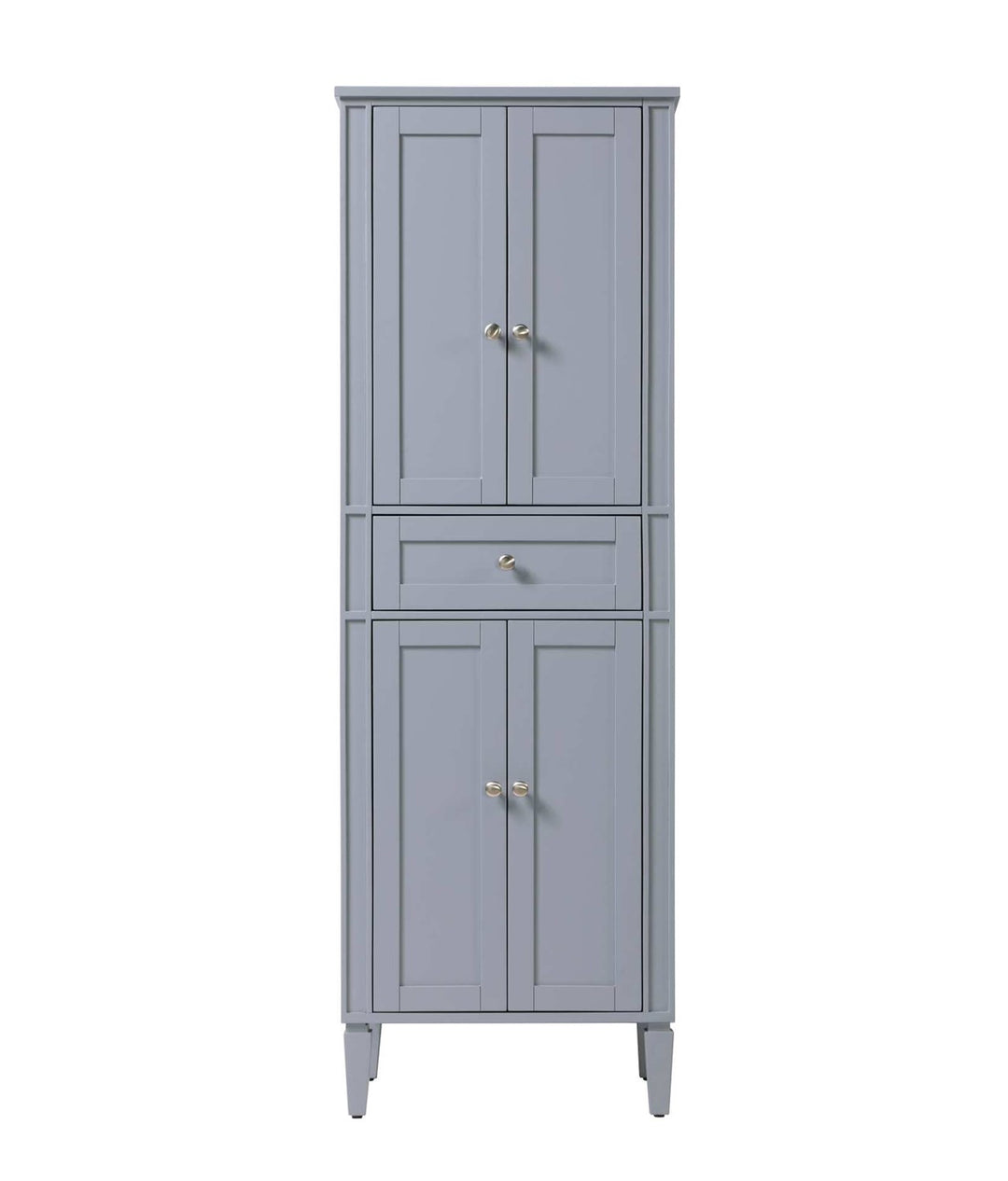 24 Inch Bath Storage Cabinet In Grey by Elegant Kitchen and Bath