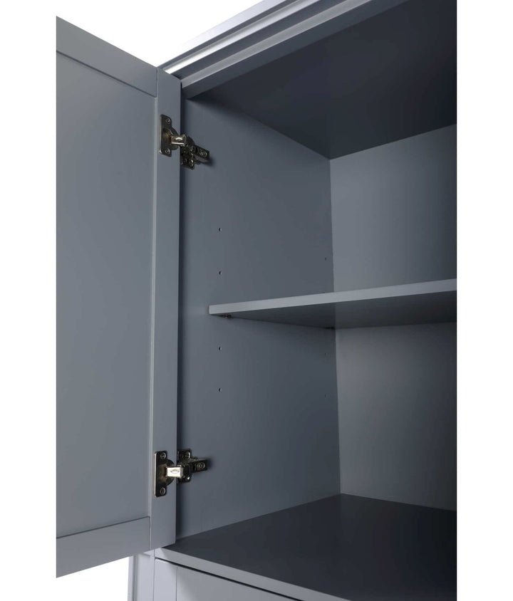 24 Inch Bath Storage Cabinet In Grey