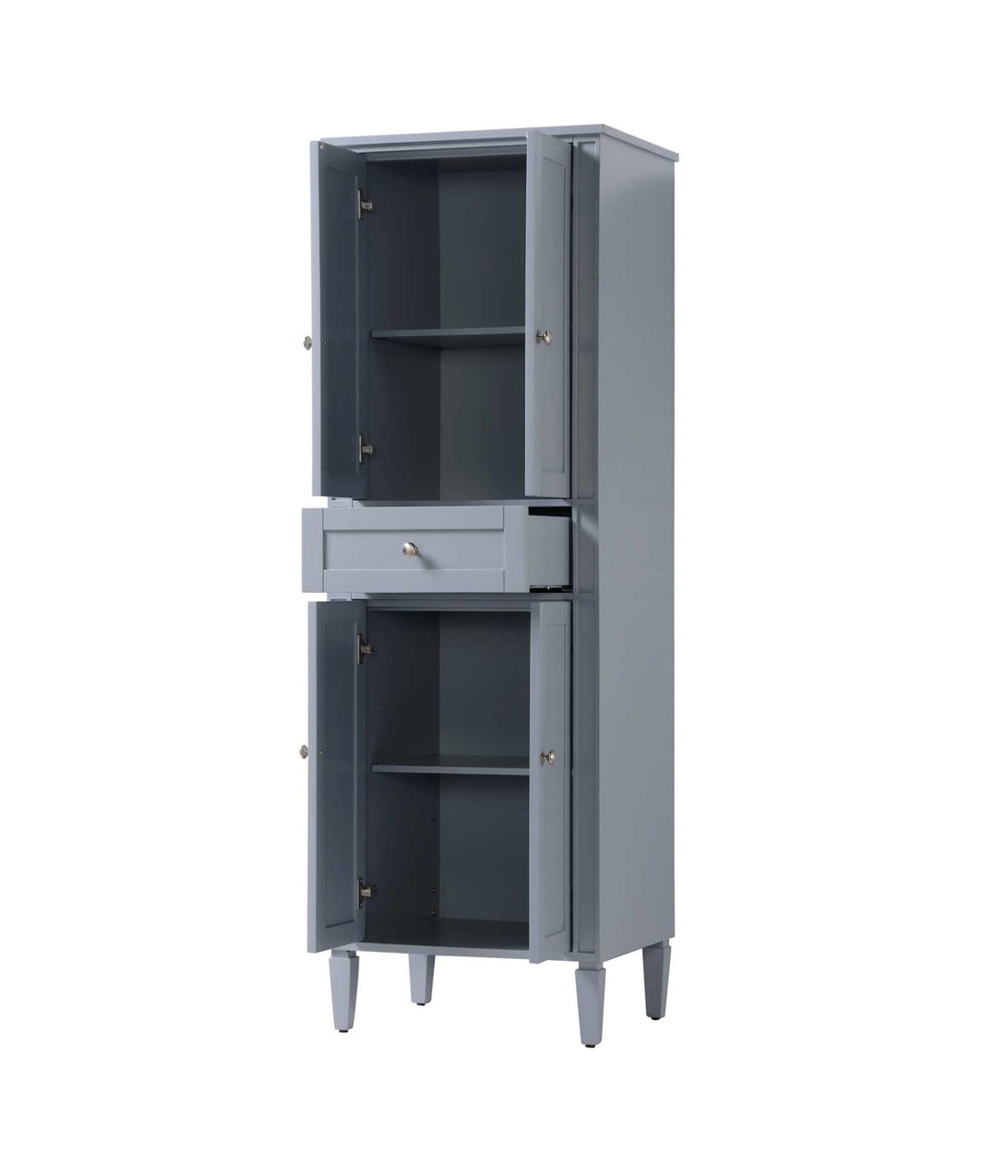 24 Inch Bath Storage Cabinet In Grey