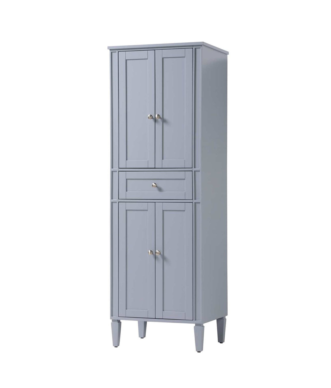 24 Inch Bath Storage Cabinet In Grey