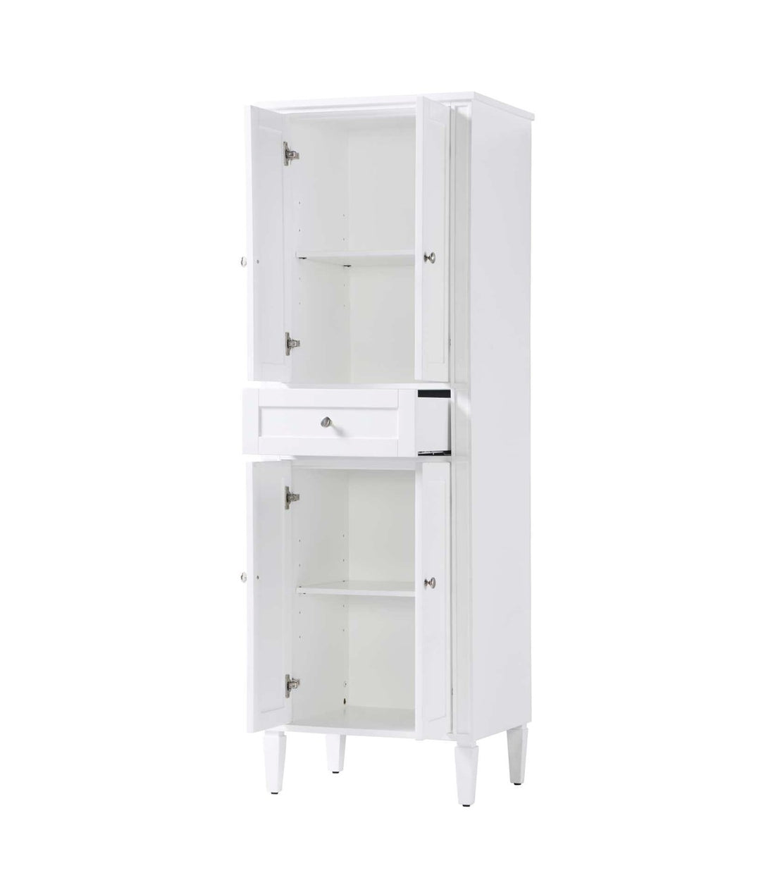 24 Inch Bath Storage Cabinet In White