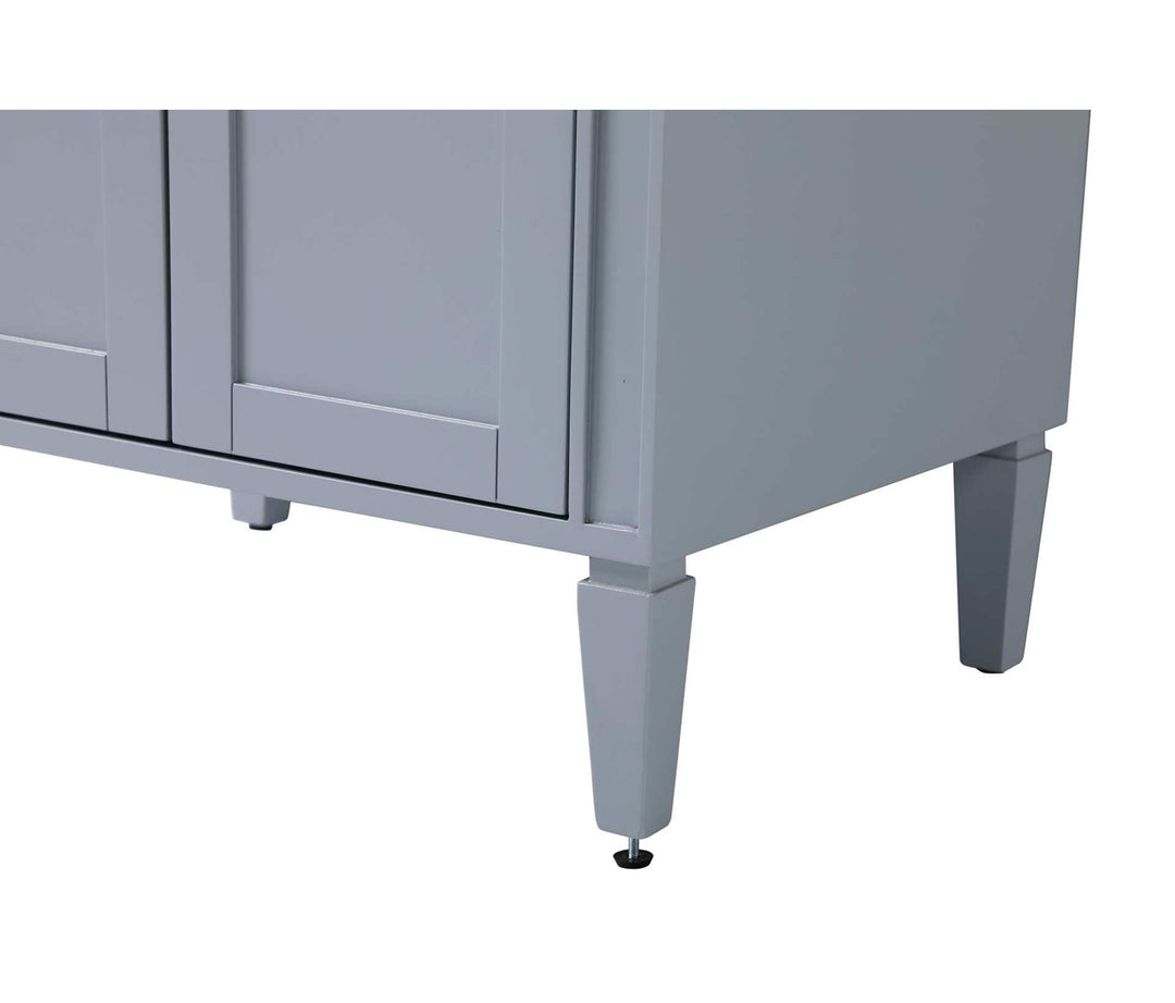 28 Inch Bath Storage Cabinet In Grey
