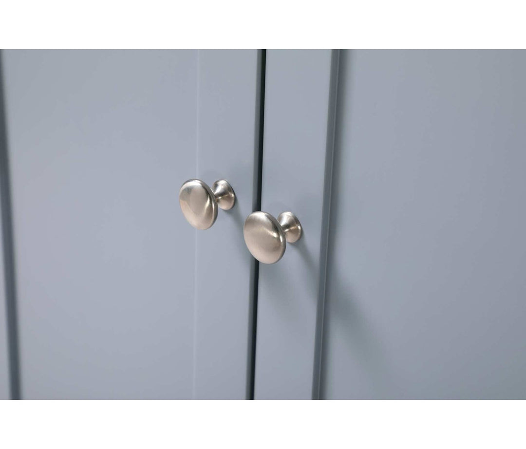 28 Inch Bath Storage Cabinet In Grey