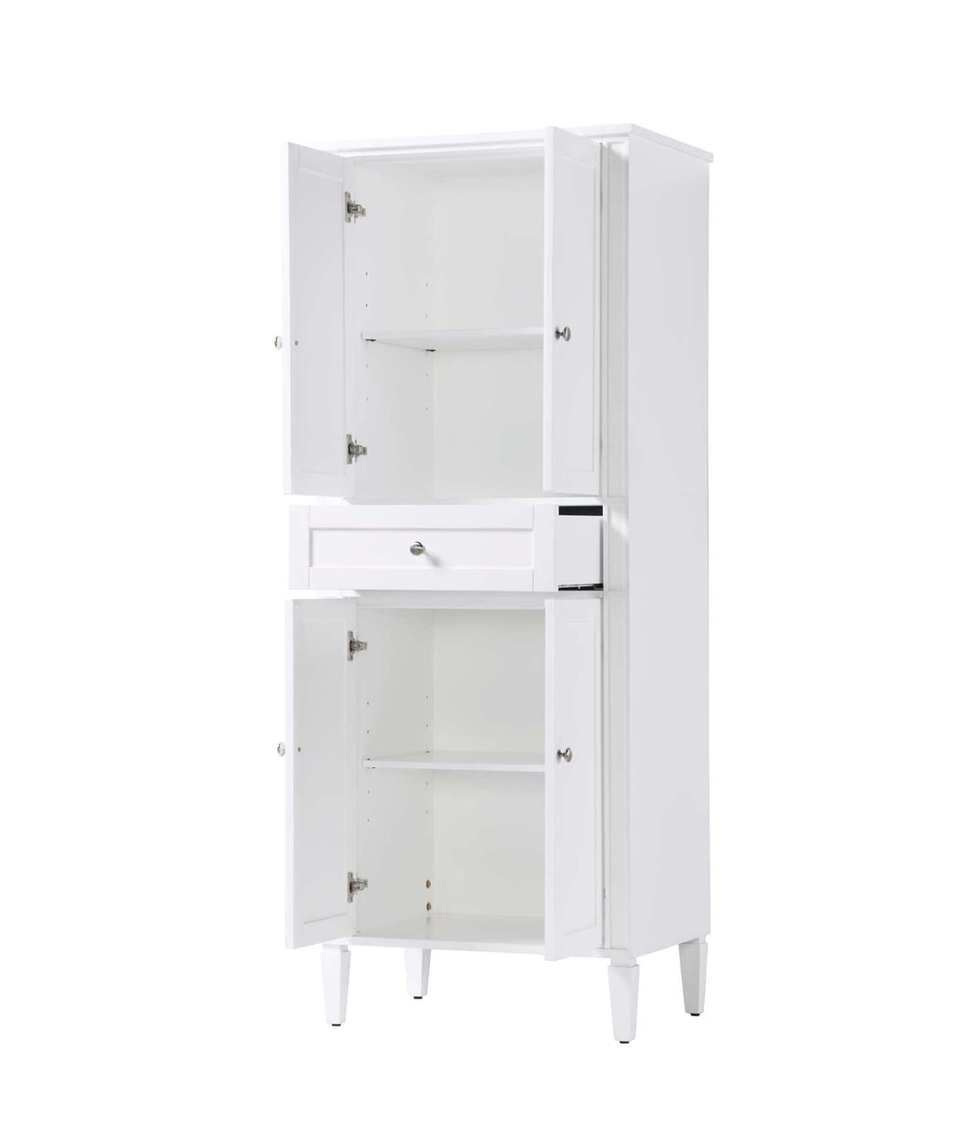 28 Inch Bath Storage Cabinet In White