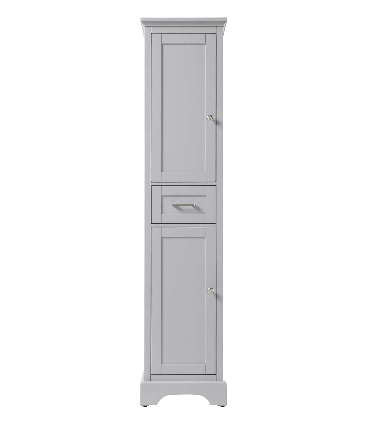 16 Inch Bath Storage Cabinet In Grey by Elegant Kitchen and Bath