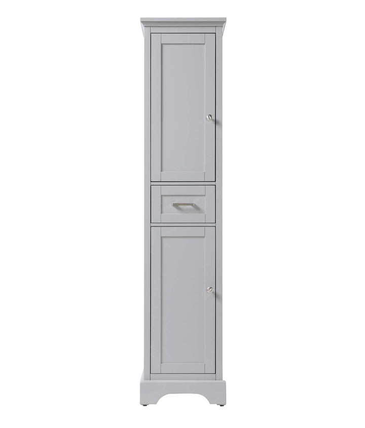 16 Inch Bath Storage Cabinet In Grey by Elegant Kitchen and Bath