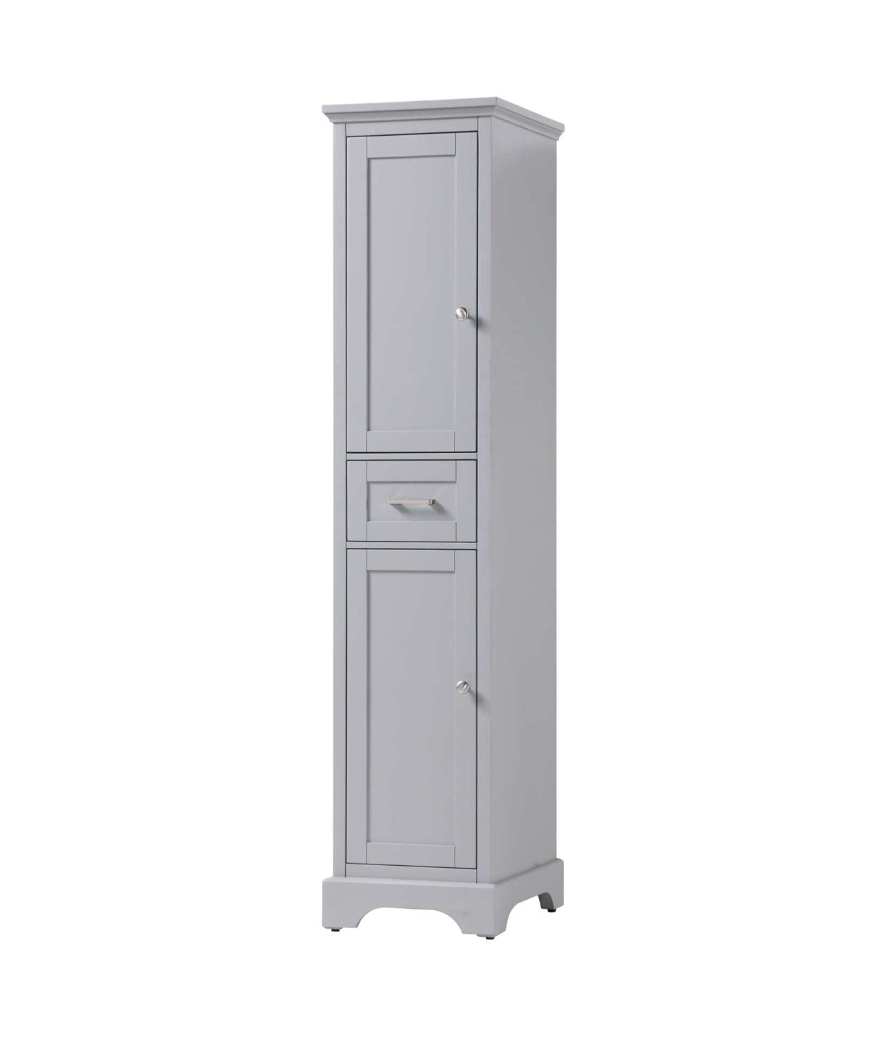 16 Inch Bath Storage Cabinet In Grey