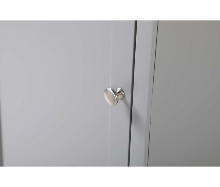 16 Inch Bath Storage Cabinet In Grey