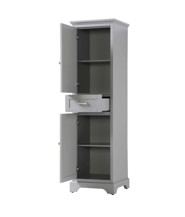 20 Inch Bath Storage Cabinet In Grey