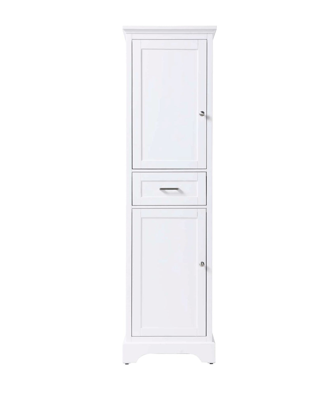20 Inch Bath Storage Cabinet In White by Elegant Kitchen and Bath