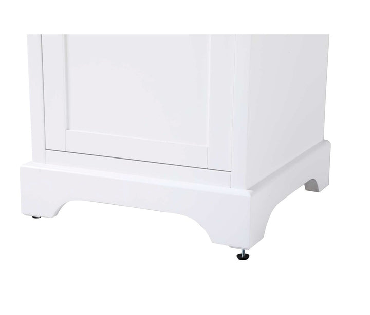 20 Inch Bath Storage Cabinet In White