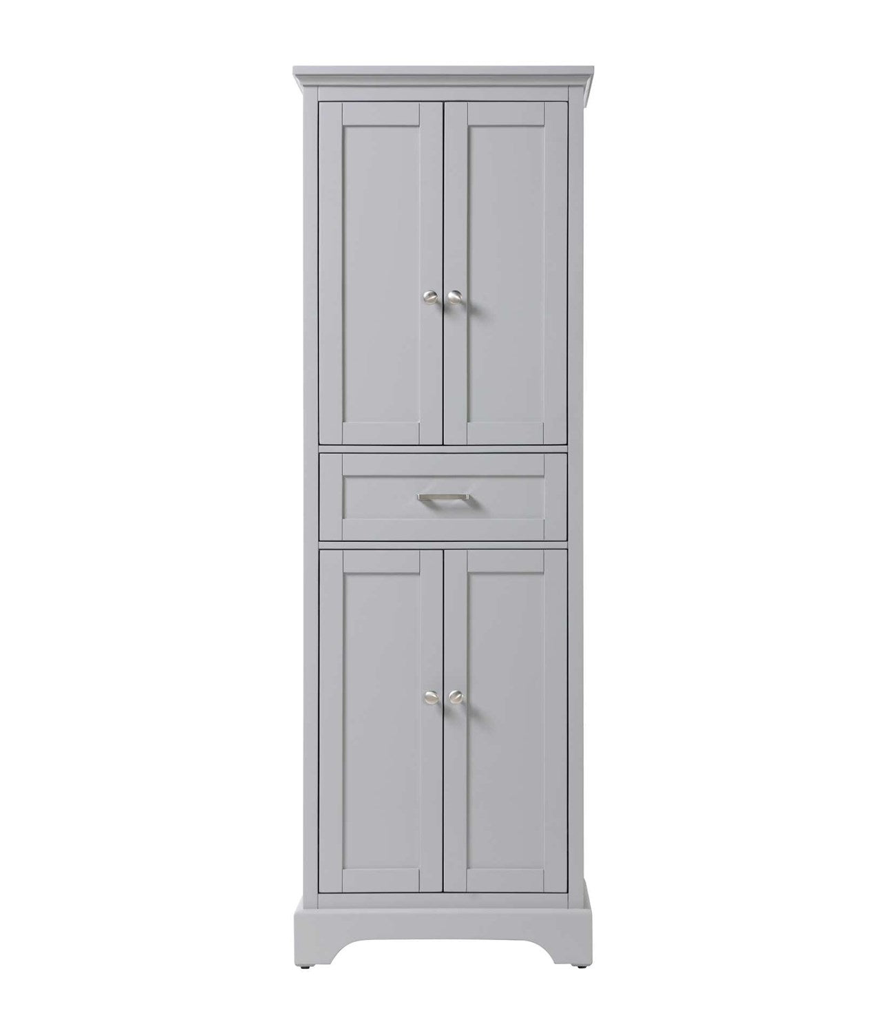 24 Inch Bath Storage Cabinet In Grey by Elegant Kitchen and Bath