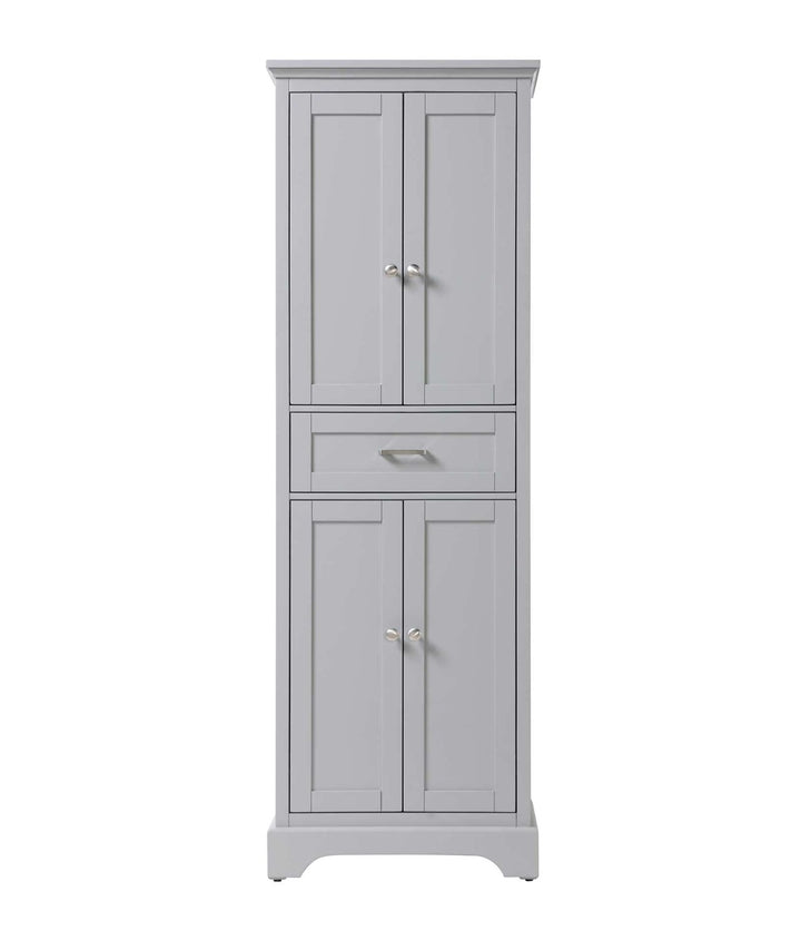 24 Inch Bath Storage Cabinet In Grey by Elegant Kitchen and Bath