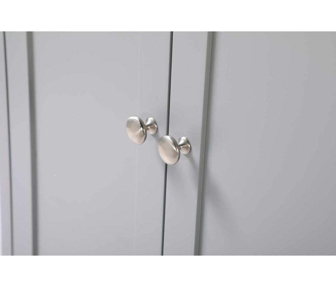 24 Inch Bath Storage Cabinet In Grey