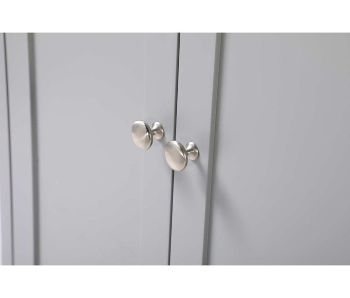 24 Inch Bath Storage Cabinet In Grey