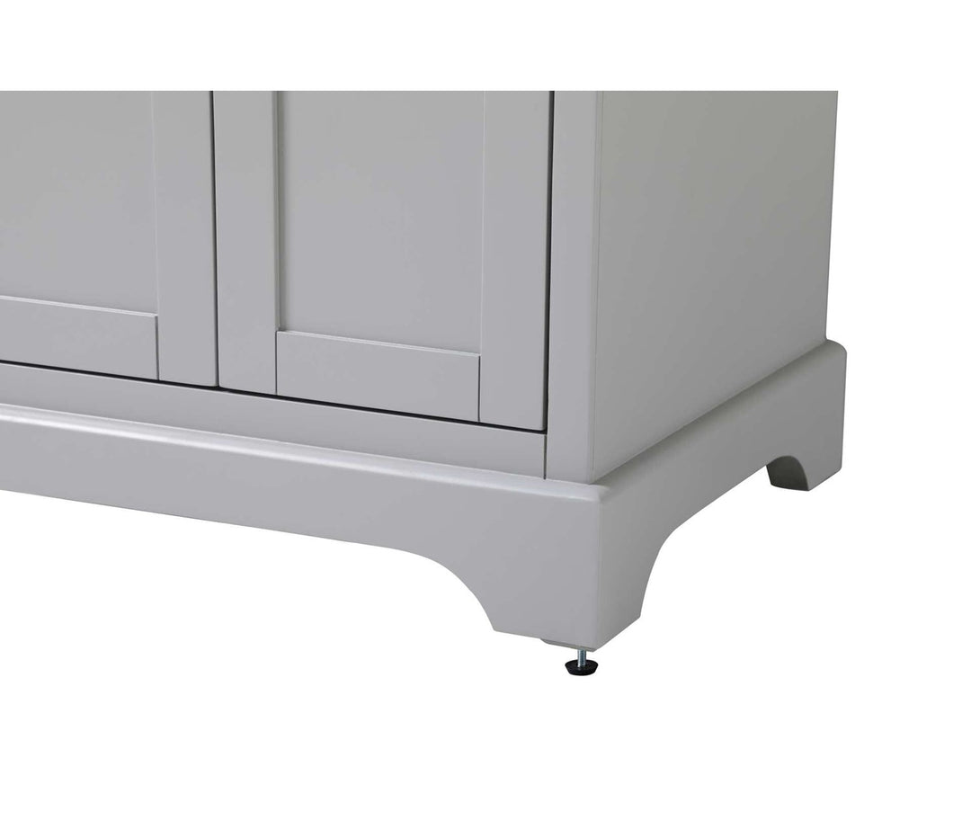 24 Inch Bath Storage Cabinet In Grey