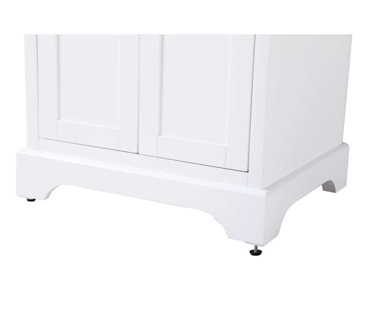 24 Inch Bath Storage Cabinet In White