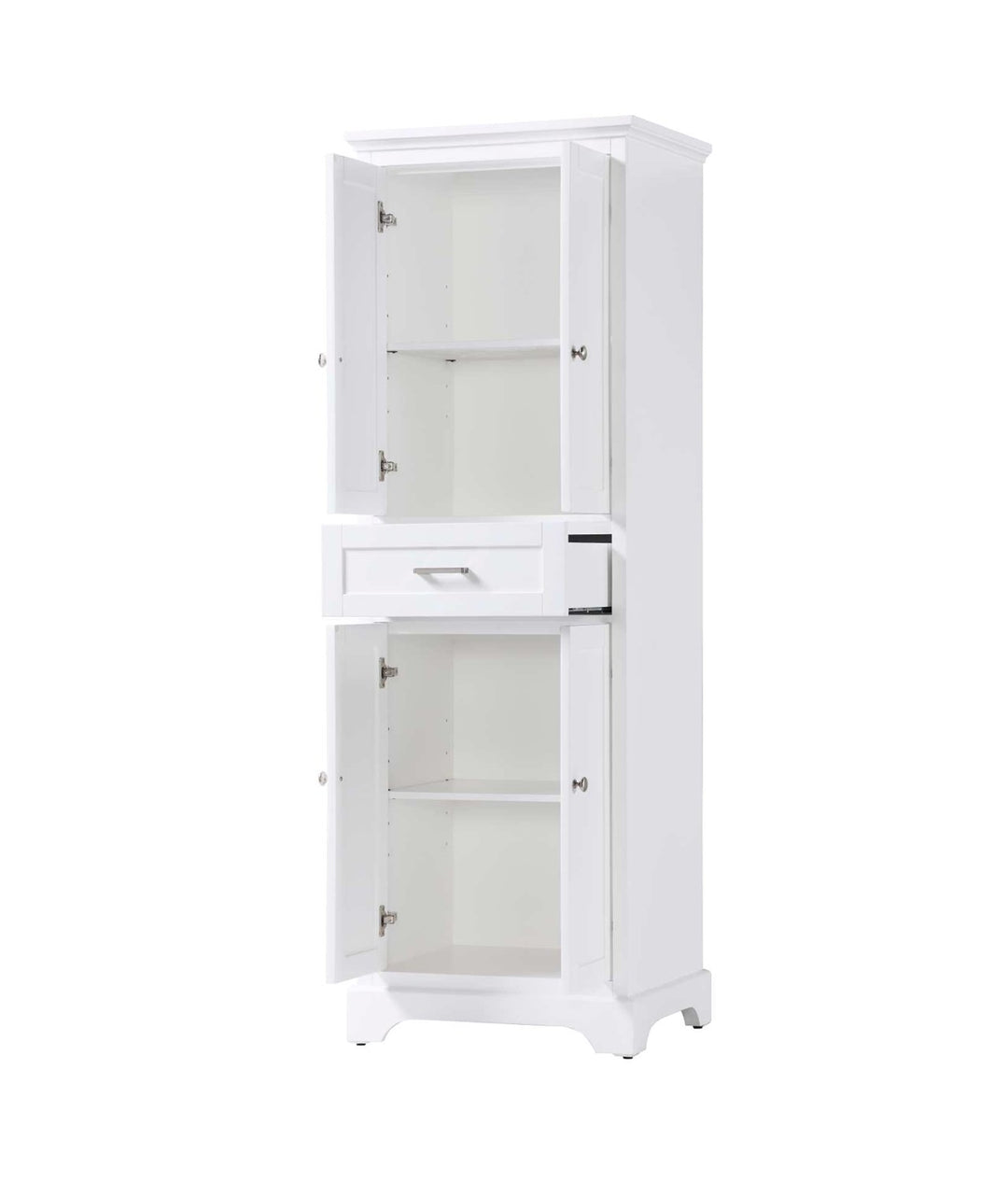 24 Inch Bath Storage Cabinet In White