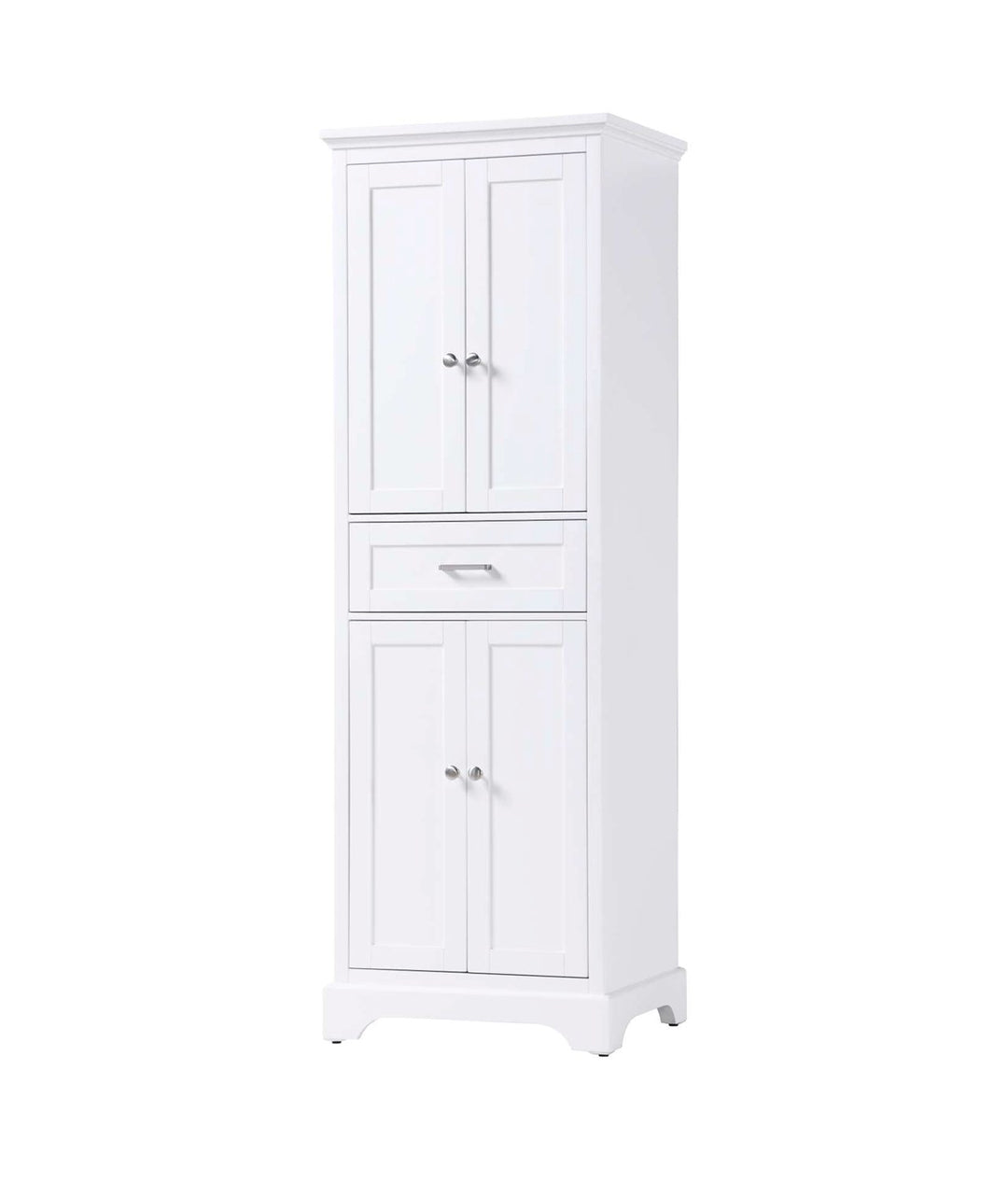 24 Inch Bath Storage Cabinet In White
