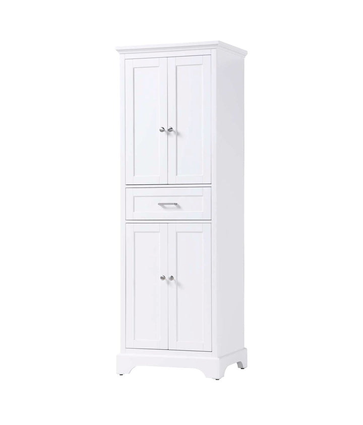 24 Inch Bath Storage Cabinet In White