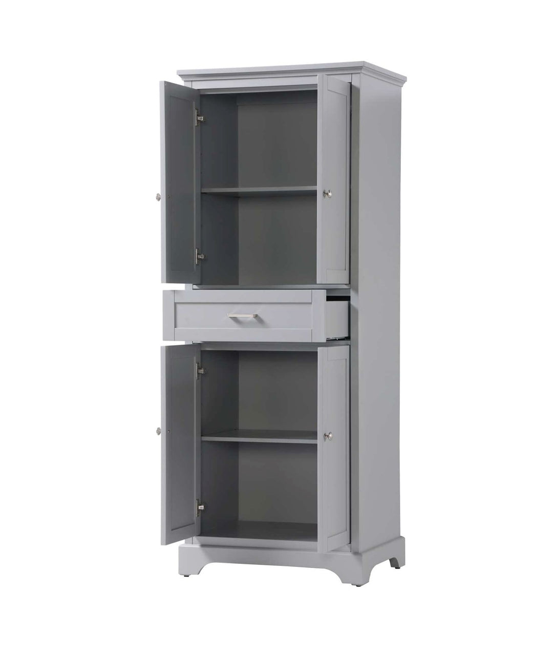 28 Inch Bath Storage Cabinet In Grey