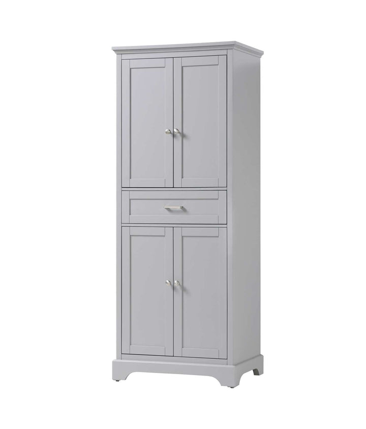 28 Inch Bath Storage Cabinet In Grey