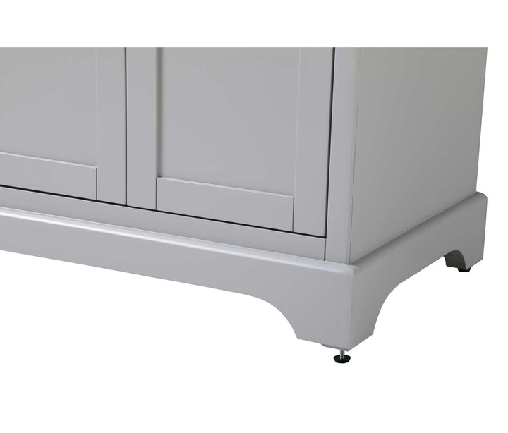 28 Inch Bath Storage Cabinet In Grey