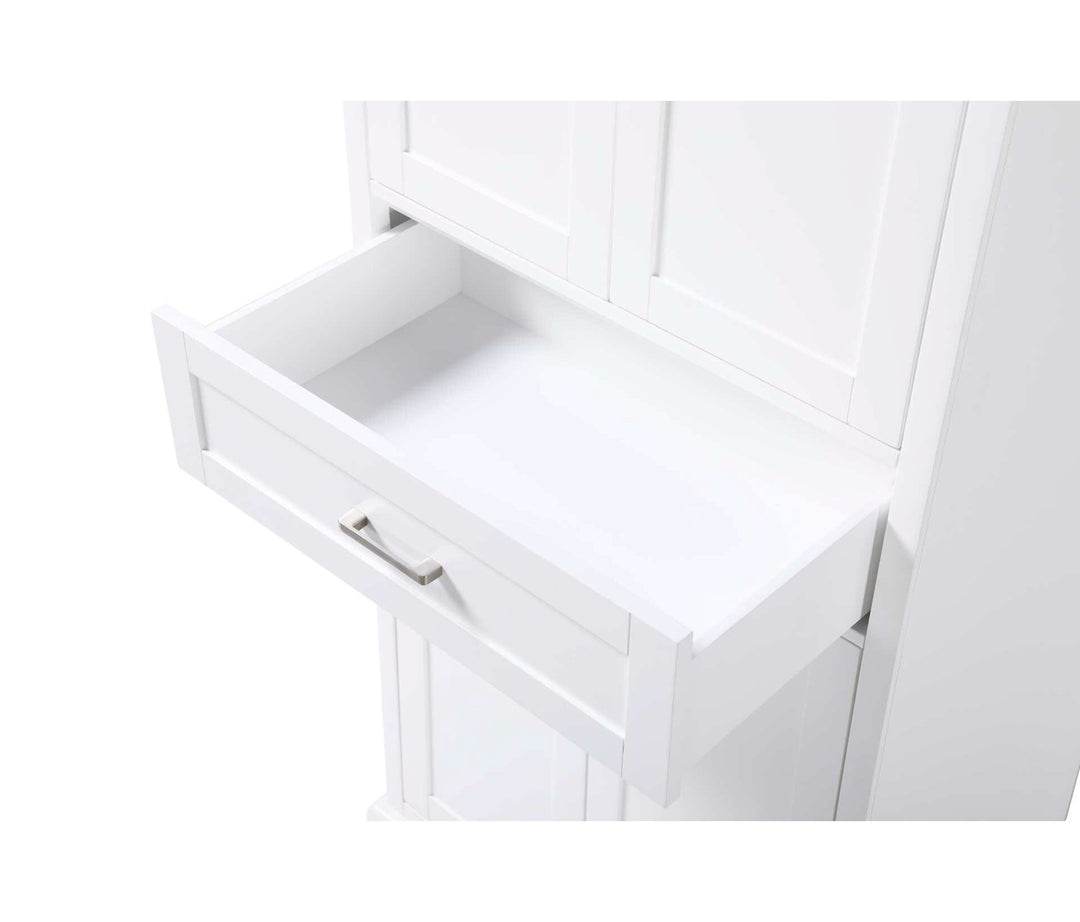 28 Inch Bath Storage Cabinet In White