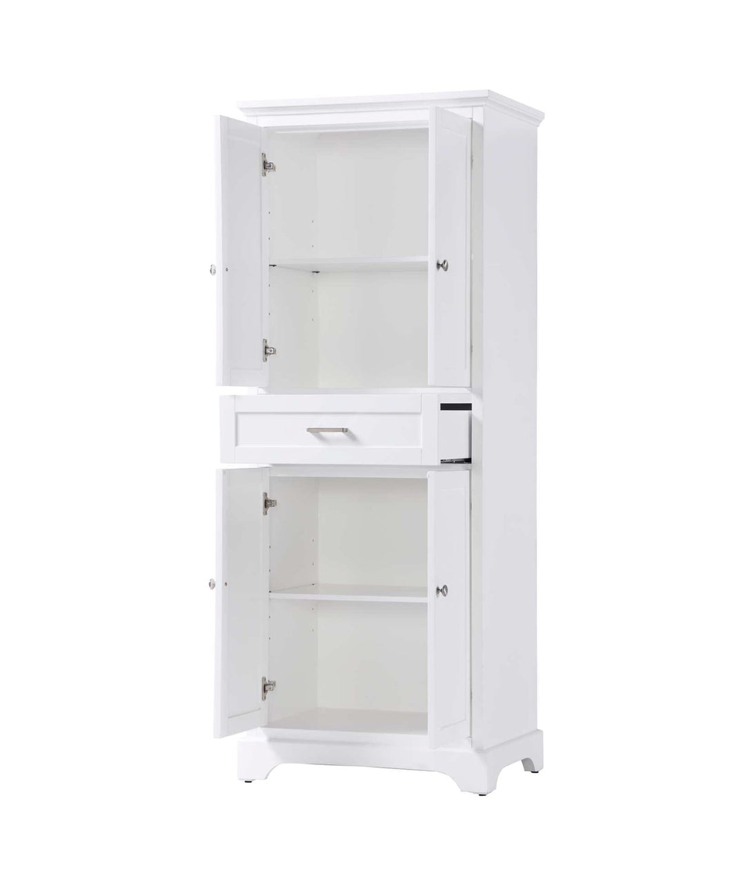 28 Inch Bath Storage Cabinet In White