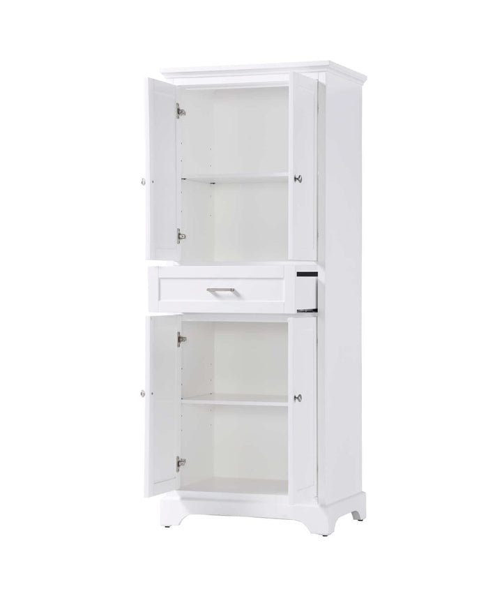 28 Inch Bath Storage Cabinet In White