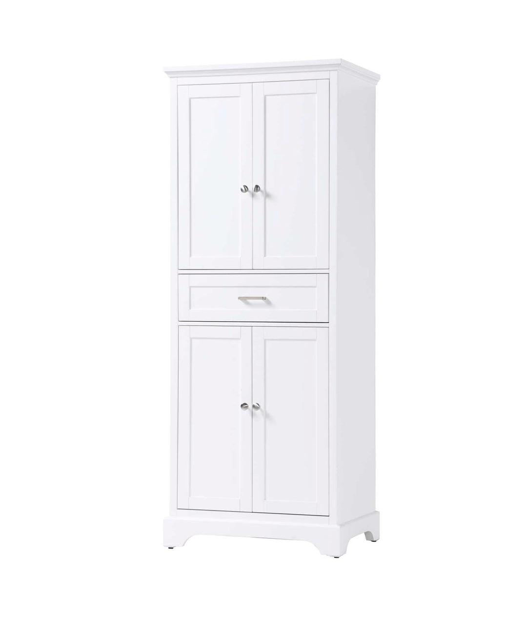 28 Inch Bath Storage Cabinet In White