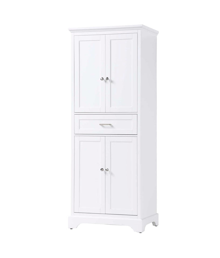 28 Inch Bath Storage Cabinet In White