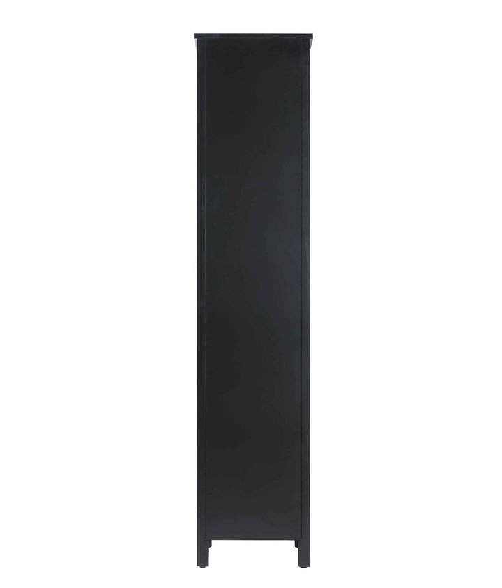 16 Inch Bath Storage Cabinet In Black