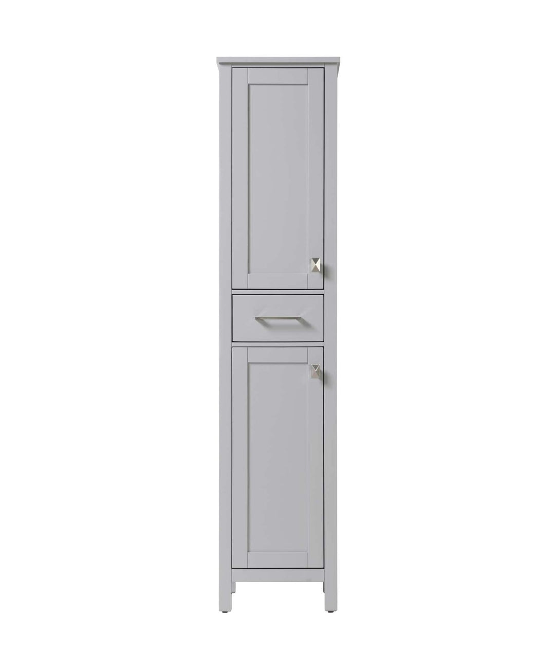 16 Inch Bath Storage Cabinet In Grey by Elegant Kitchen and Bath