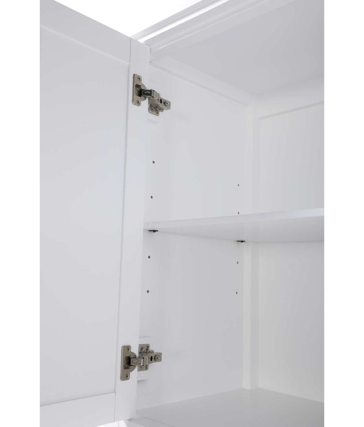 16 Inch Bath Storage Cabinet In White