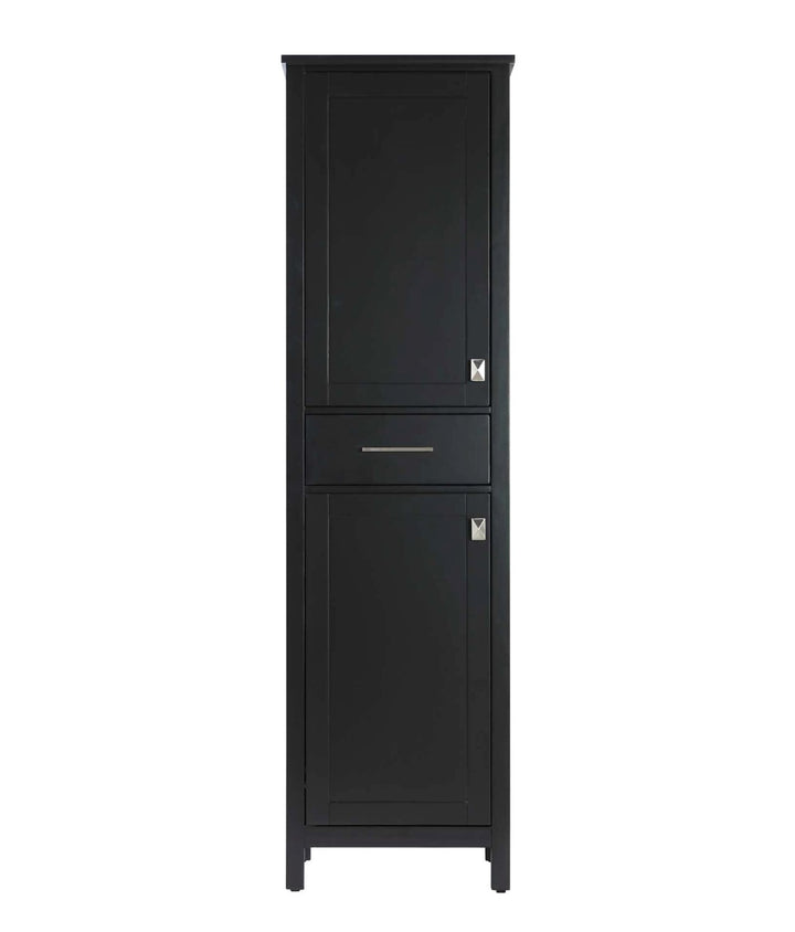 20 Inch Bath Storage Cabinet In Black by Elegant Kitchen and Bath