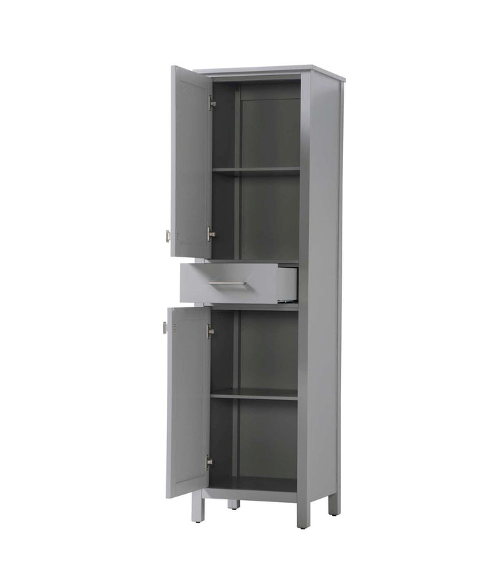 20 Inch Bath Storage Cabinet In Grey