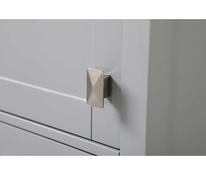 20 Inch Bath Storage Cabinet In Grey