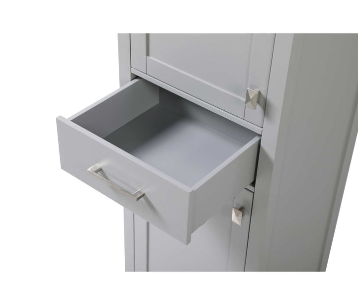 20 Inch Bath Storage Cabinet In Grey