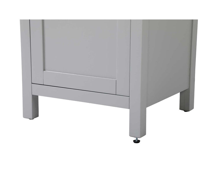 20 Inch Bath Storage Cabinet In Grey