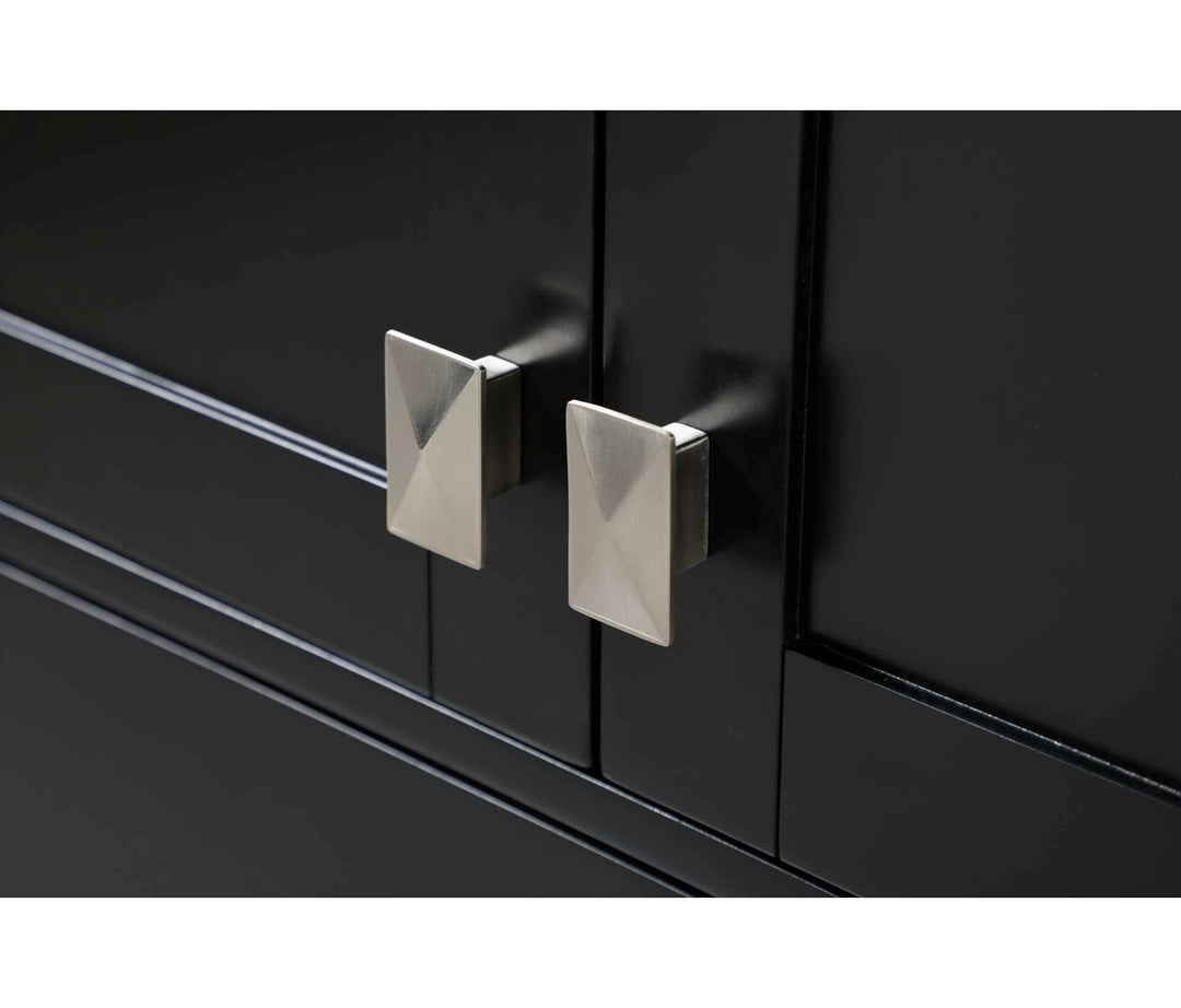 24 Inch Bath Storage Cabinet In Black