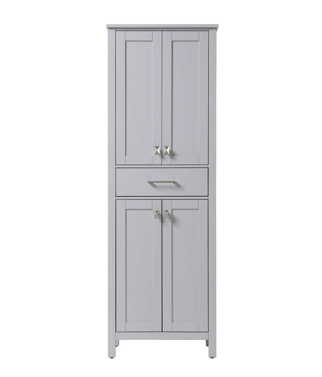 24 Inch Bath Storage Cabinet In Grey by Elegant Kitchen and Bath