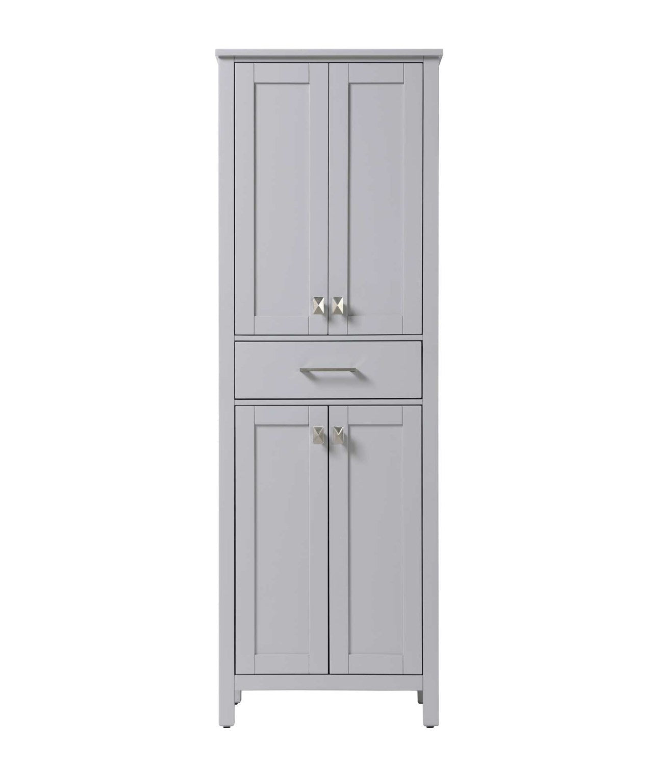 24 Inch Bath Storage Cabinet In Grey by Elegant Kitchen and Bath