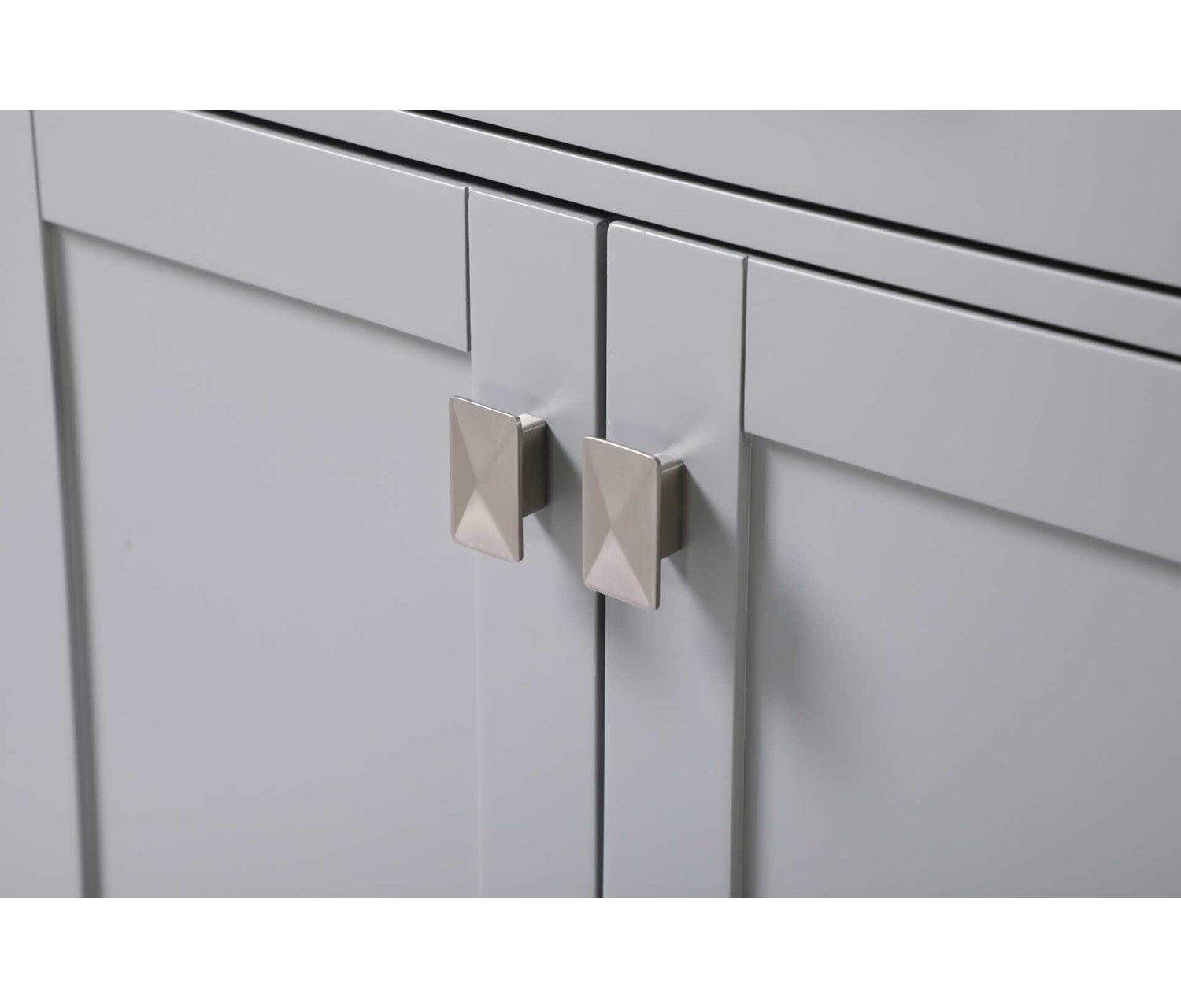 24 Inch Bath Storage Cabinet In Grey