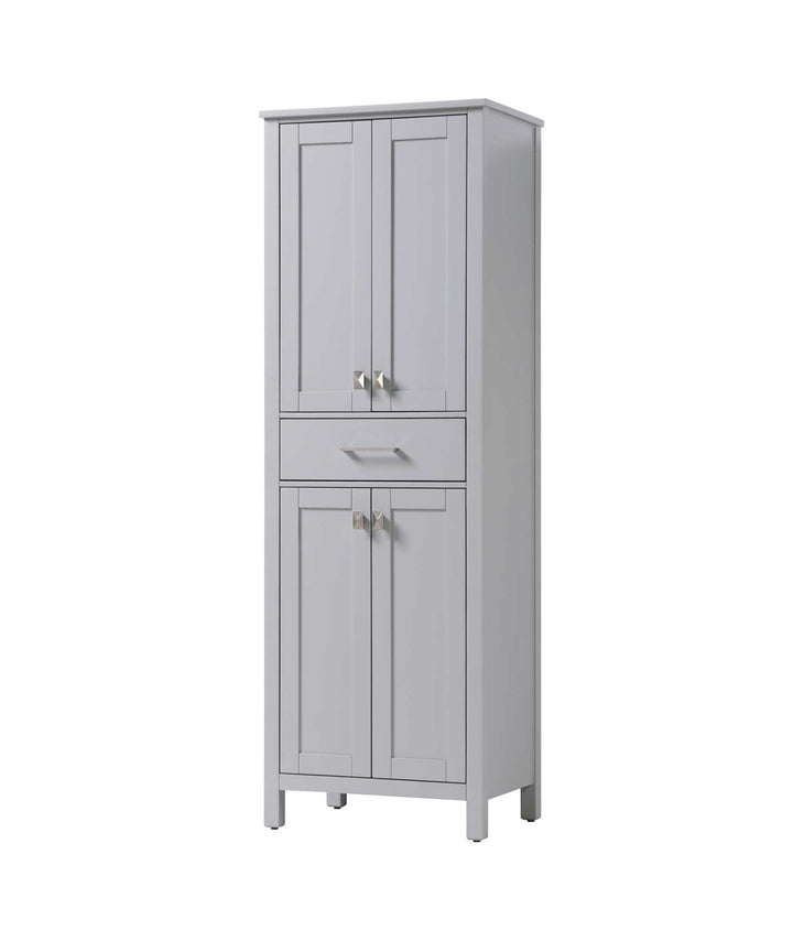 24 Inch Bath Storage Cabinet In Grey